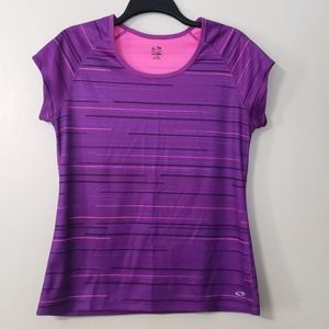 Champion DuoDry short sleeve workout top Large